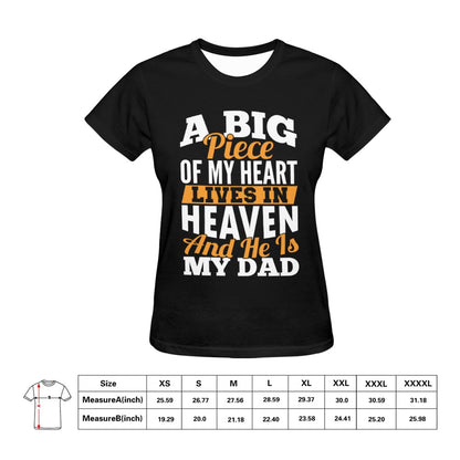 Heart In Heaven Dad Shirt