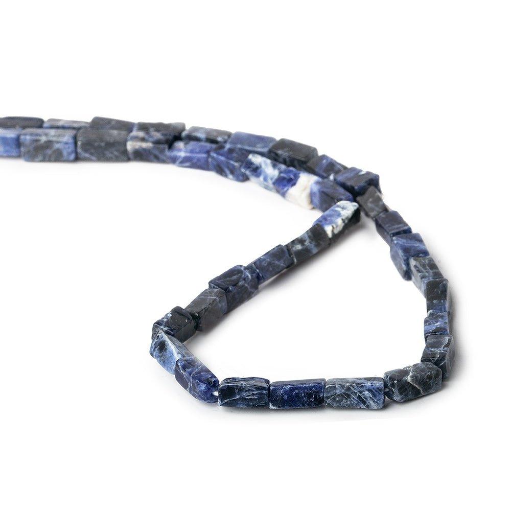 9-10mm Sodalite Plain Rectangles 14 inches