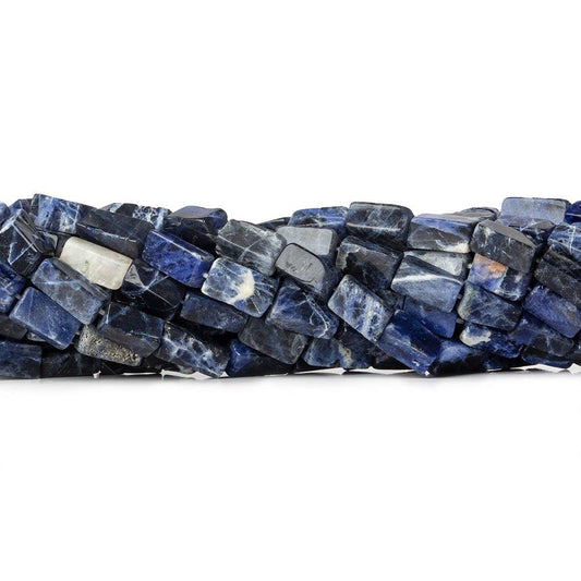 9-10mm Sodalite Plain Rectangles 14 inches