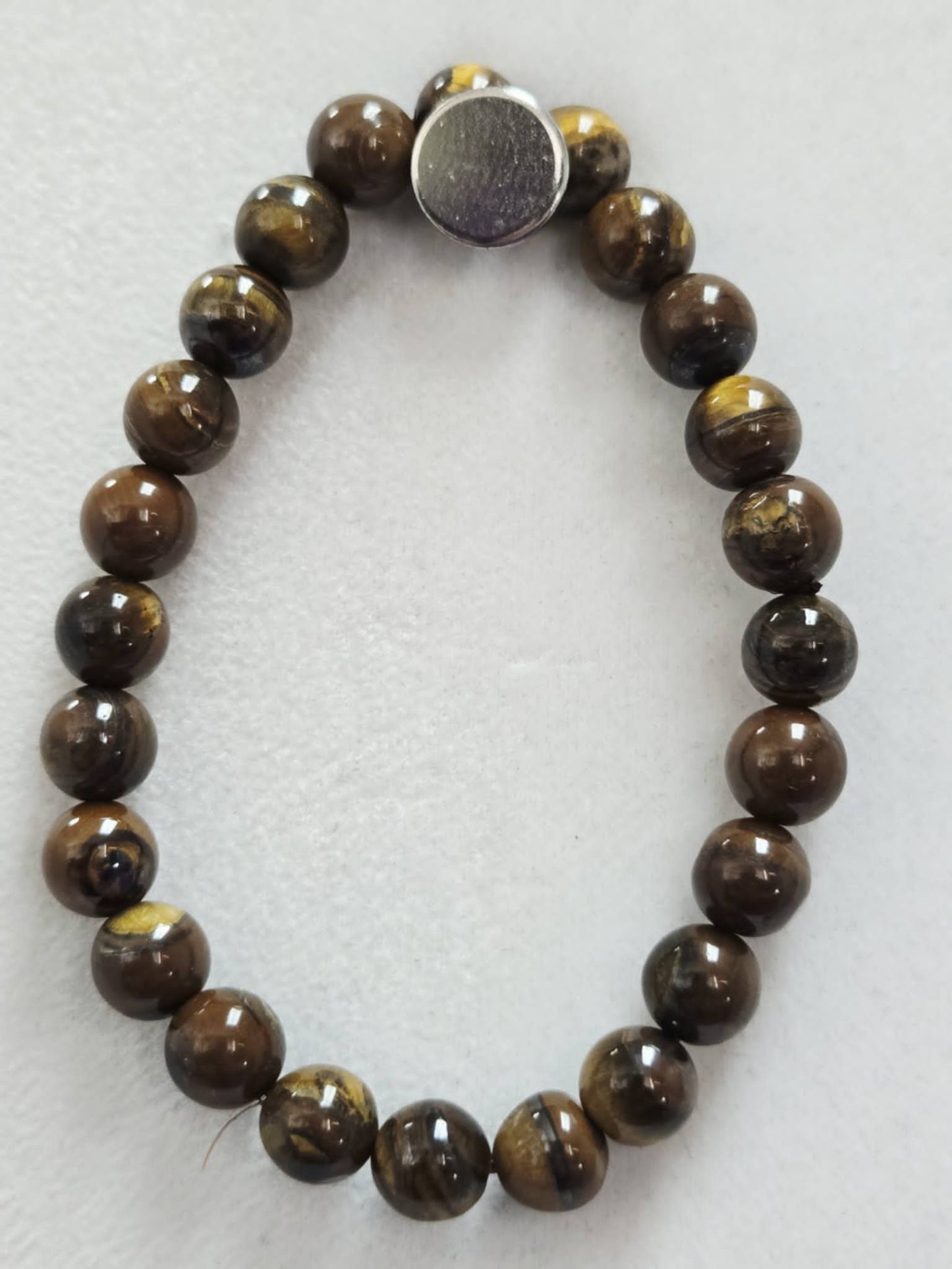 Tiger's Eye Natural Stone Stretch Bracelet