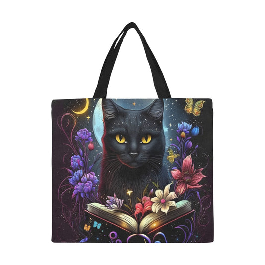 Witchy Cat Tote Bag - Large