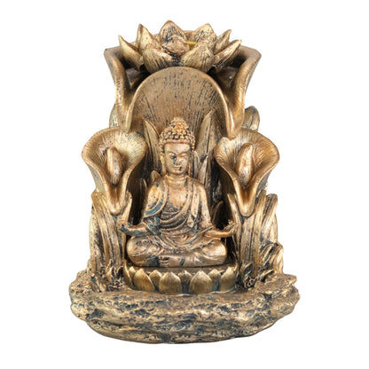 Bronze Buddha Backflow Incense Burner
