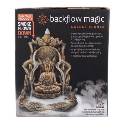 Bronze Buddha Backflow Incense Burner