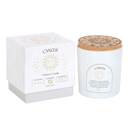 Scented Zodiac Crystal Candle