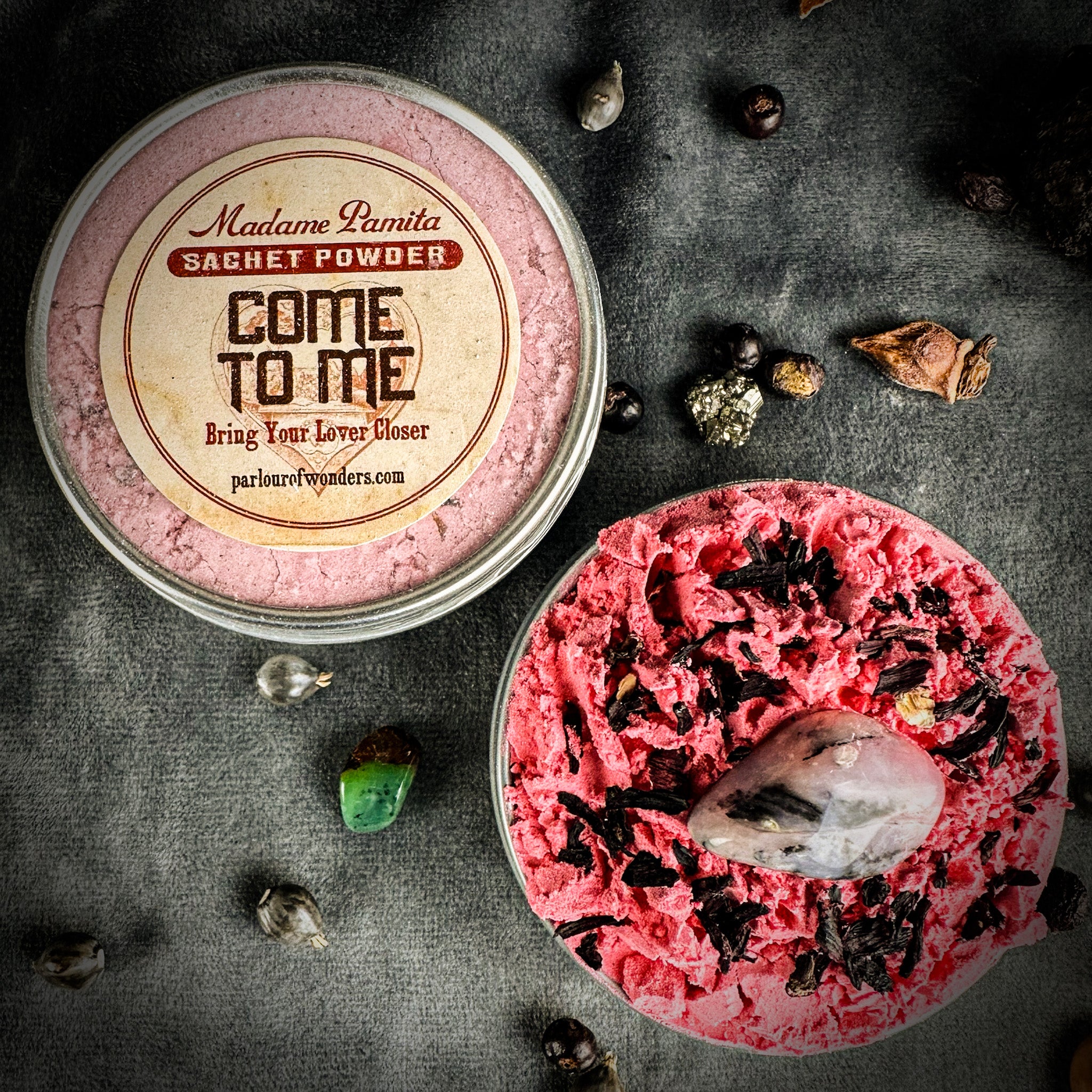 Come to Me Sachet Powder by Madame Pamita – Crystal Treasures Co