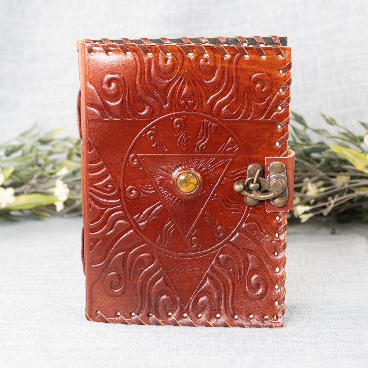 Evil Eye Leather Journal