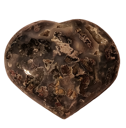 Moss Agate Heart