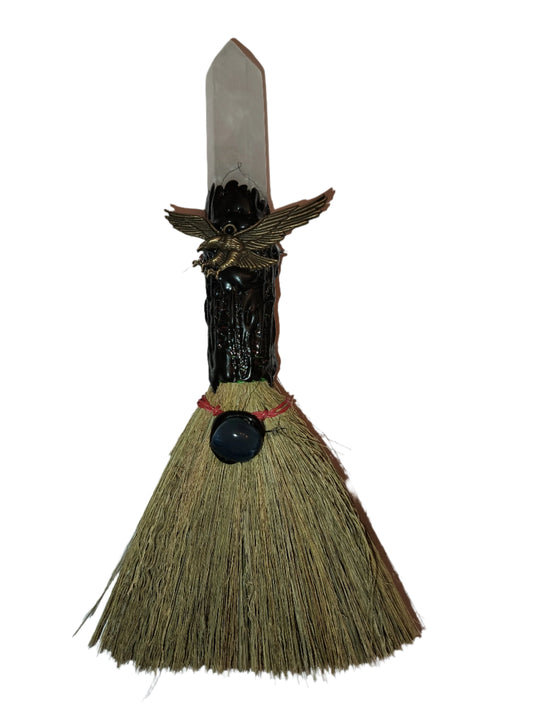 Witch Broom With Eagle