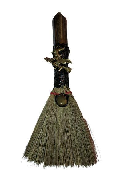 Witch Broom With Witch