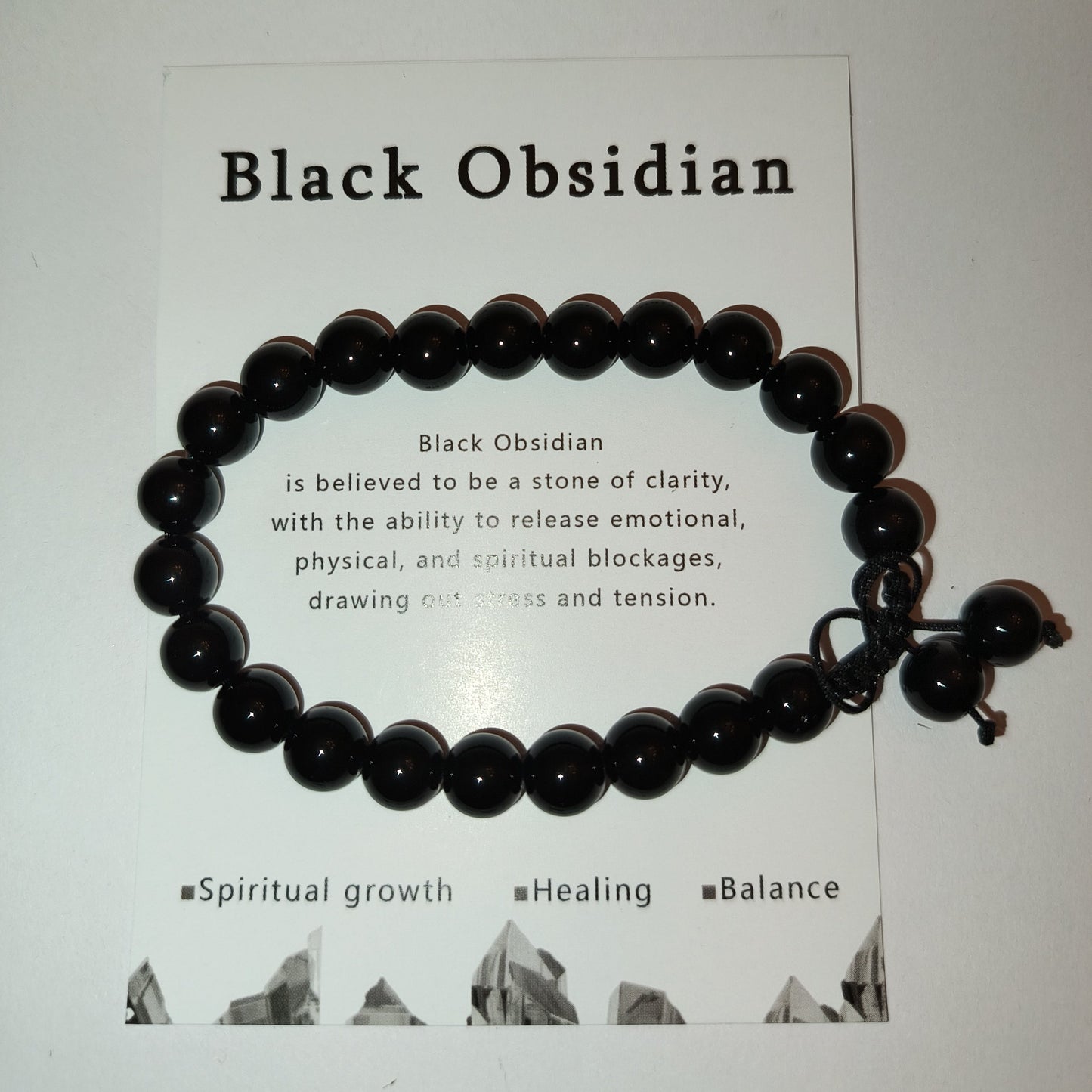 Black Obsidian Bracelet