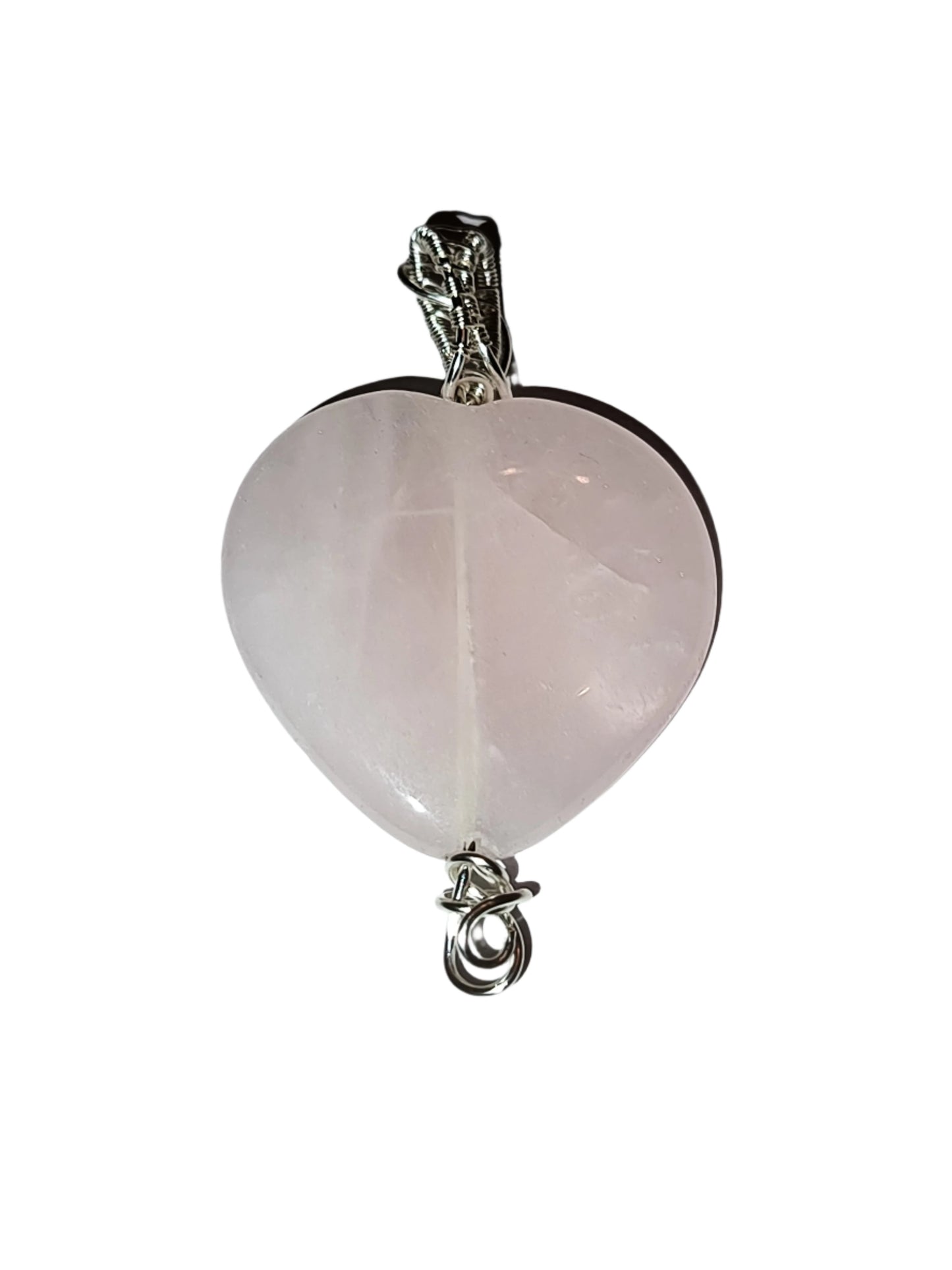 Rose Quartz Heart Pendant