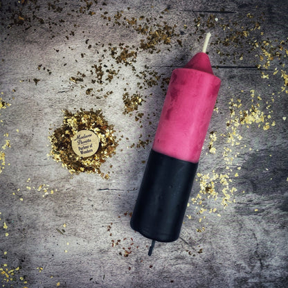 Beeswax Double Action Reversing Spell Candle - Protection & Curse Reversal Magic