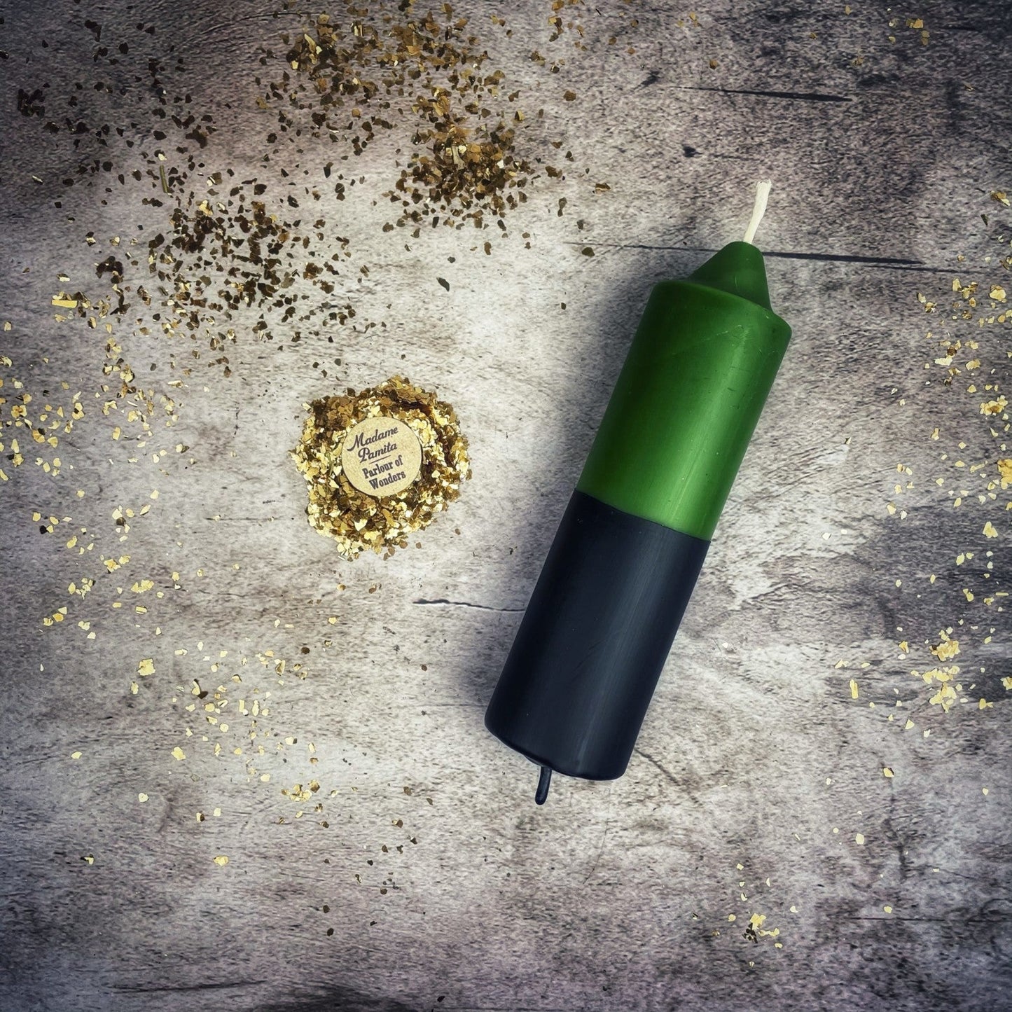 Beeswax Double Action Reversing Spell Candle - Protection & Curse Reversal Magic