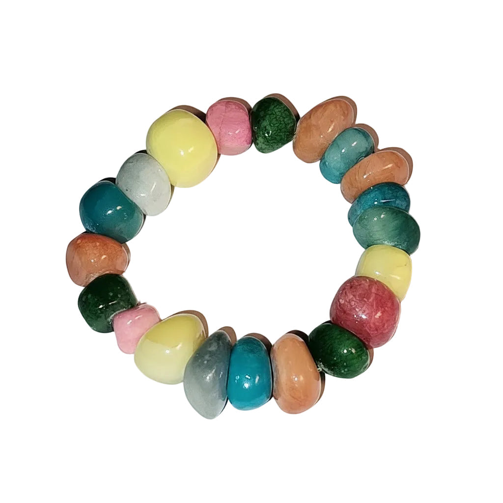 Dyed Agate Bracelet