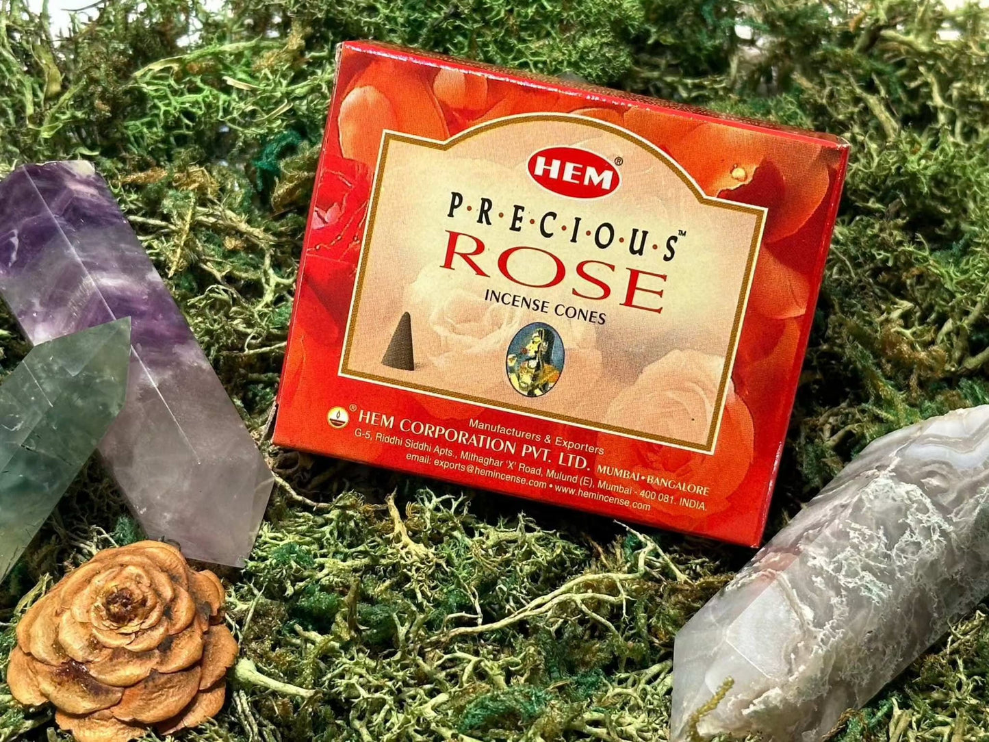Incense Cones - Precious Rose