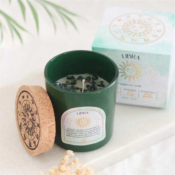 Scented Zodiac Crystal Candle