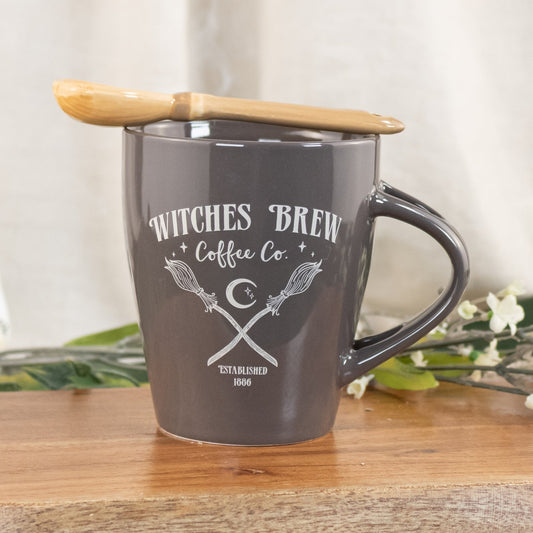 Witches Brew Coffee Co. Mug & Spoon Set