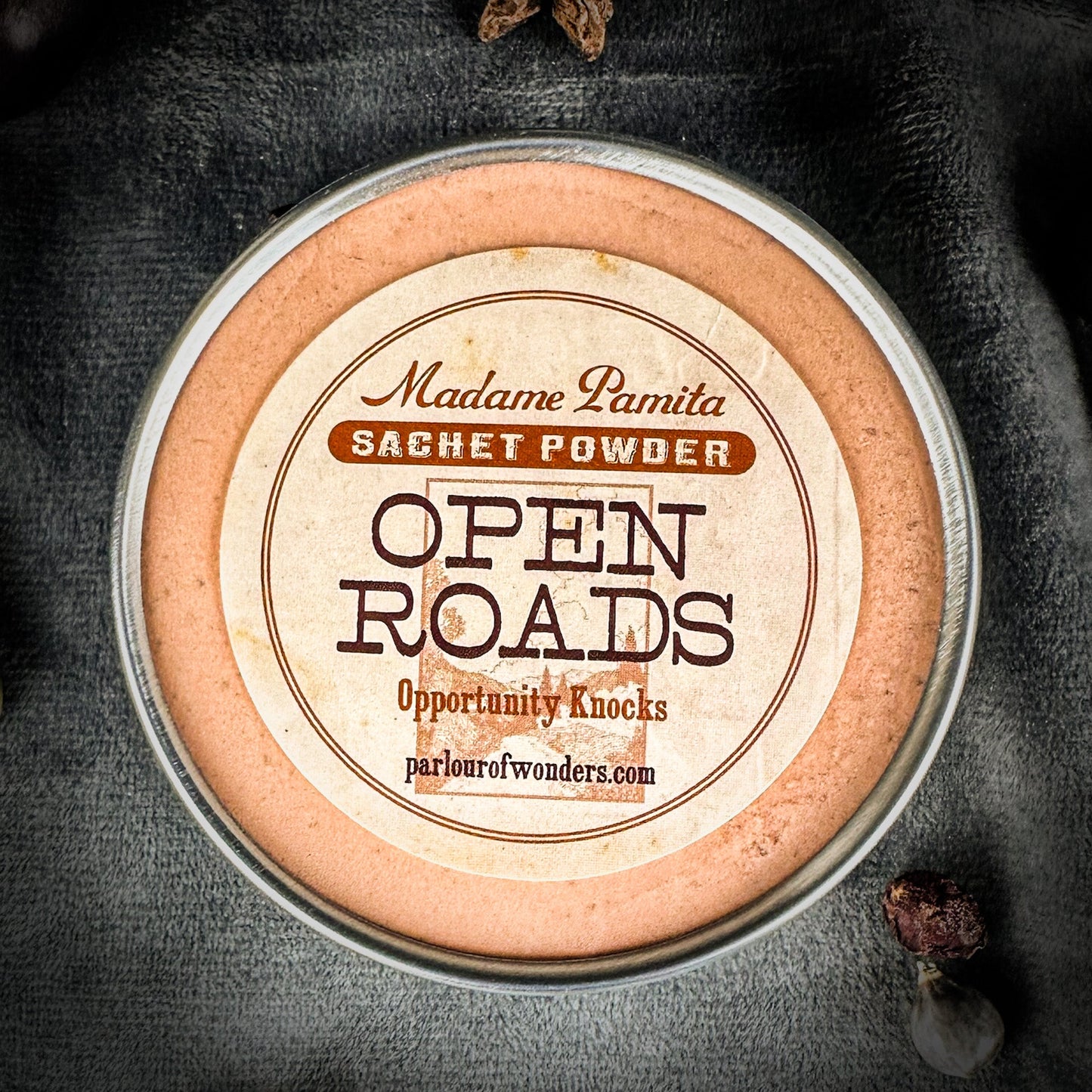 Open Roads Sachet Powder by Madame Pamita