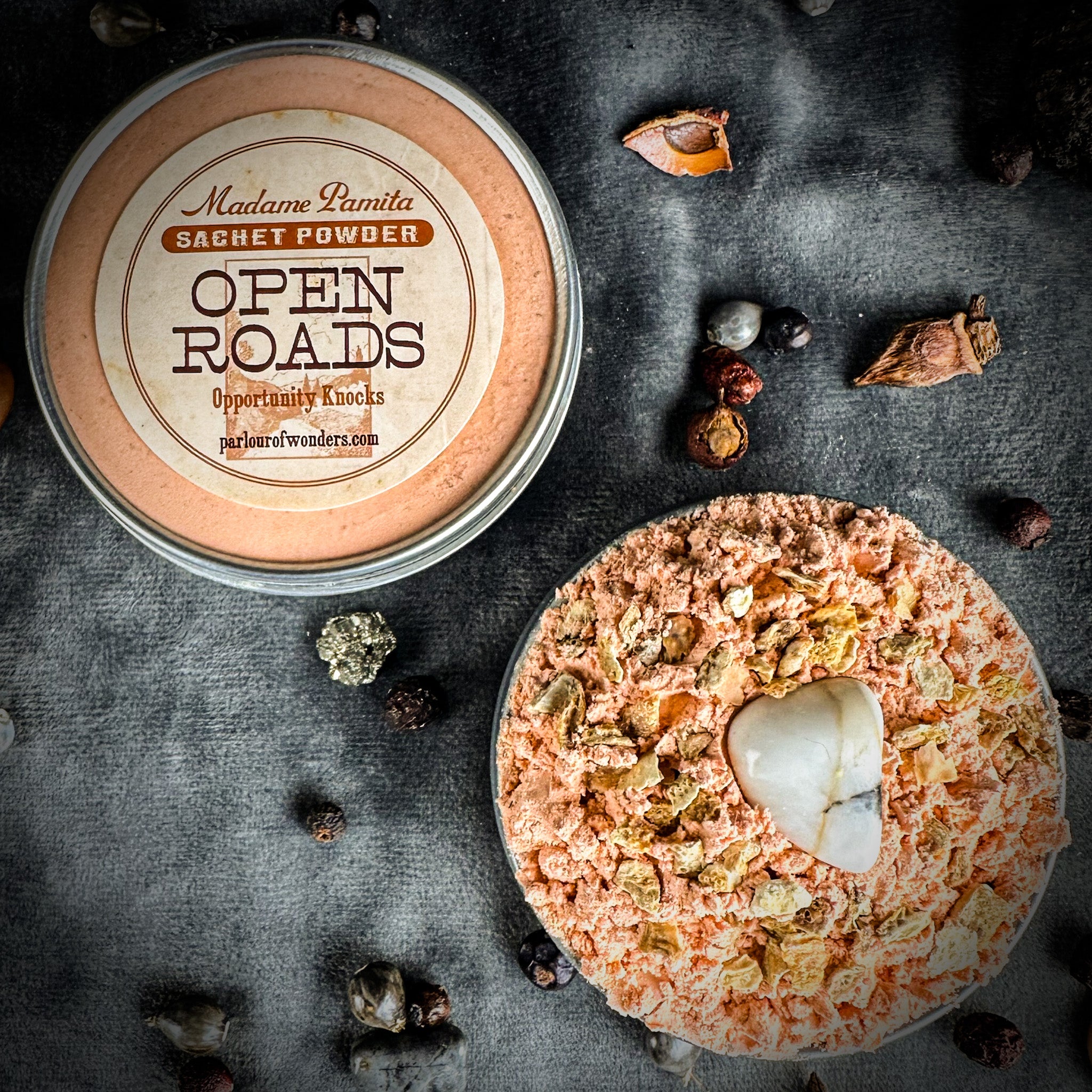 Open Roads Sachet Powder by Madame Pamita – Crystal Treasures Co