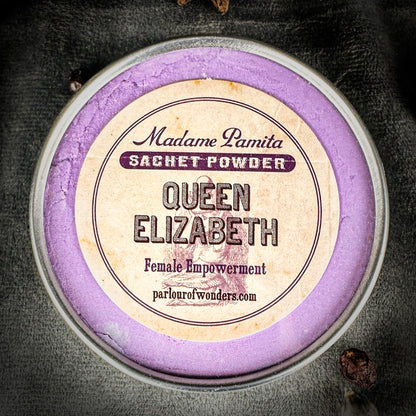 Queen Elizabeth Sachet Powder by Madame Pamita