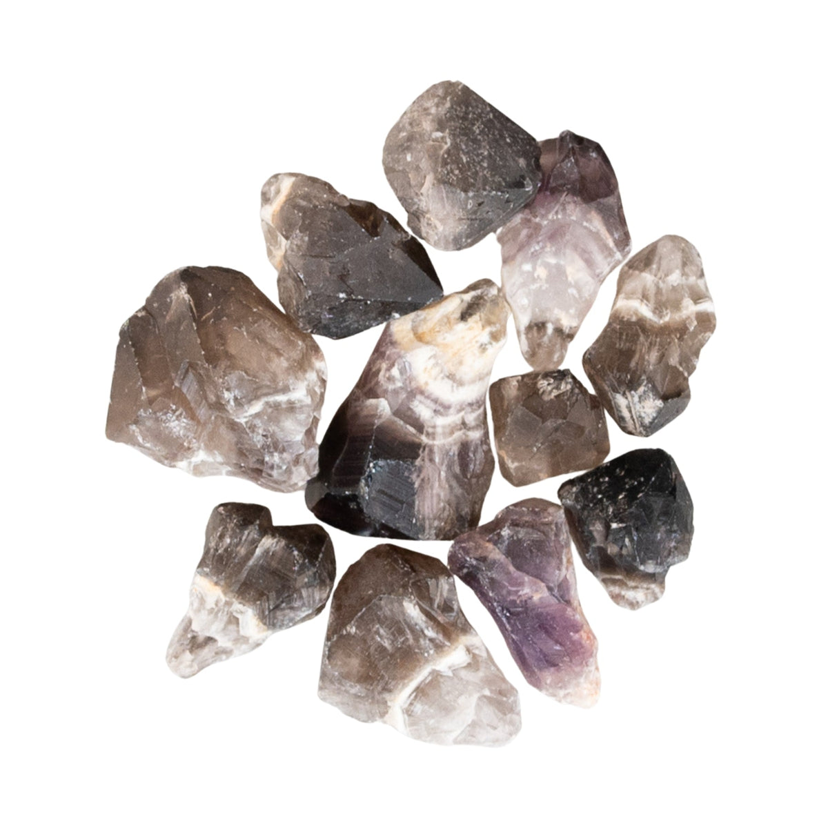 Smoky Chevron Amethyst Raw