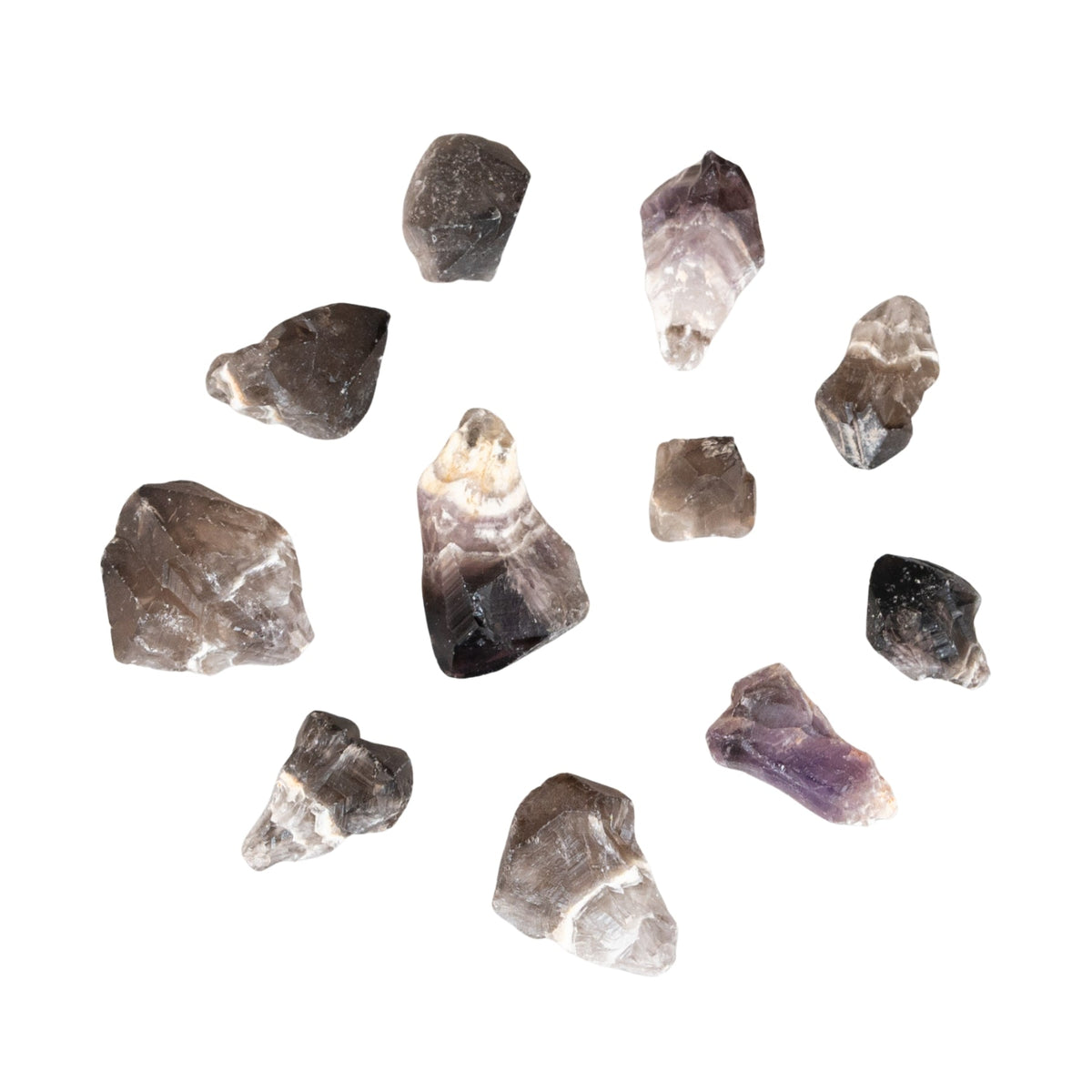 Smoky Chevron Amethyst Raw