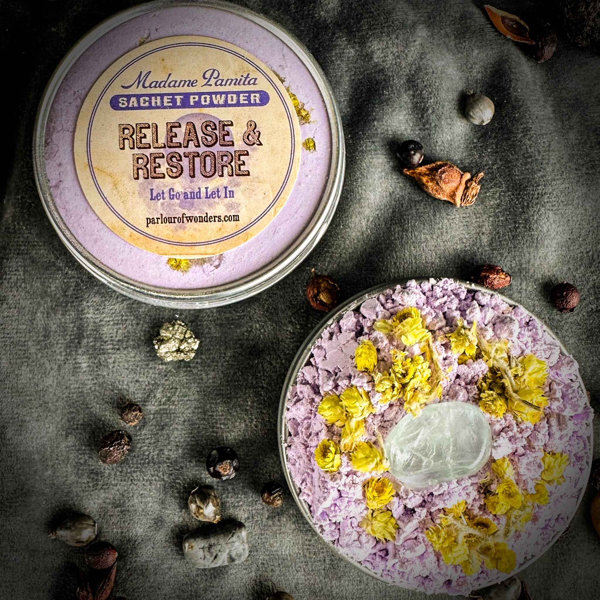 Release and Restore Sachet Powder by Madame Pamita – Crystal Treasures Co