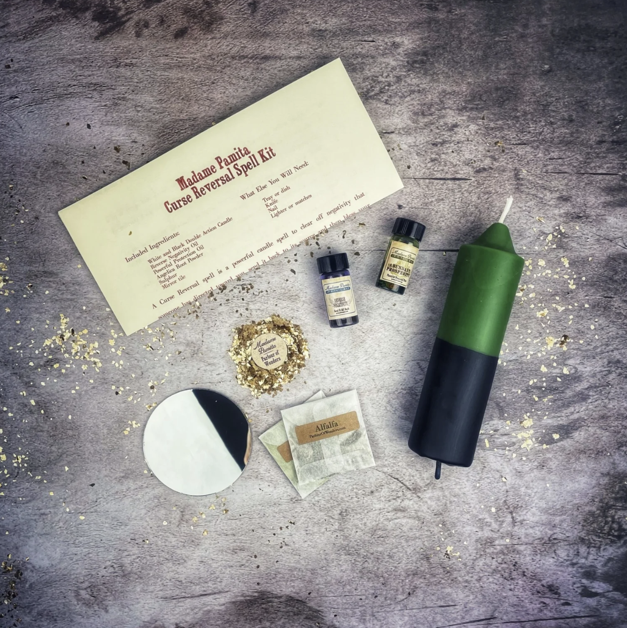 Curse Reversal Candle Spell Kit - Break Curses & Send Negativity Back