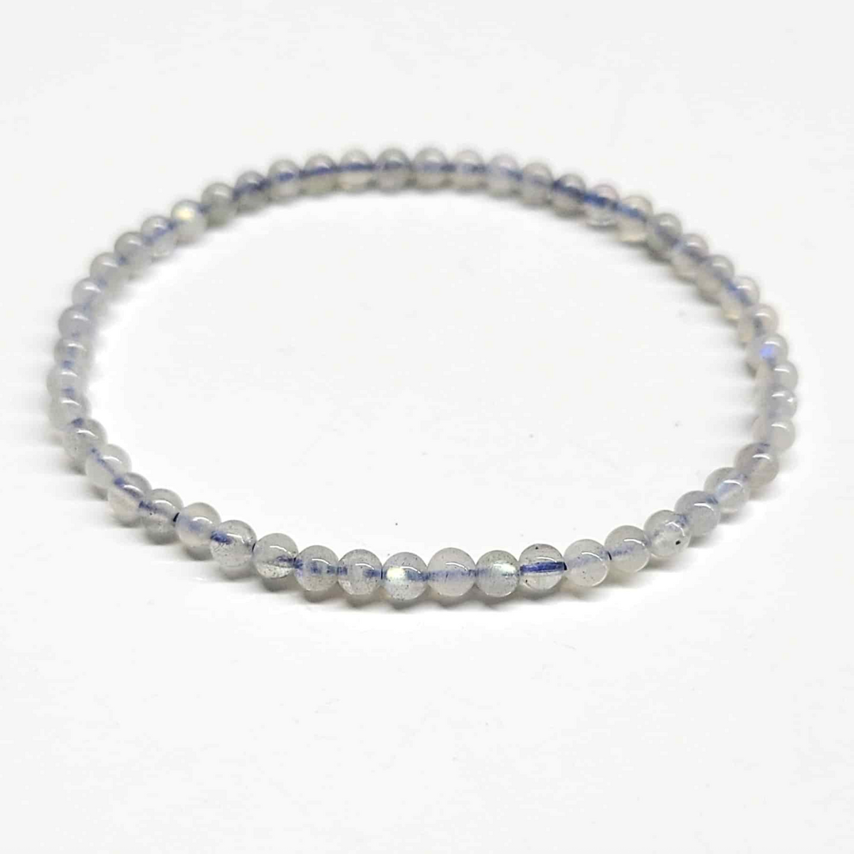 Labradorite Round Bead Bracelet - Stone of Magick