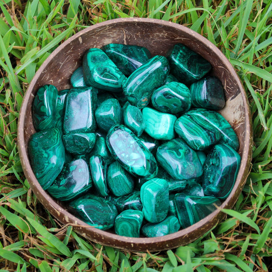 Malachite Tumbled