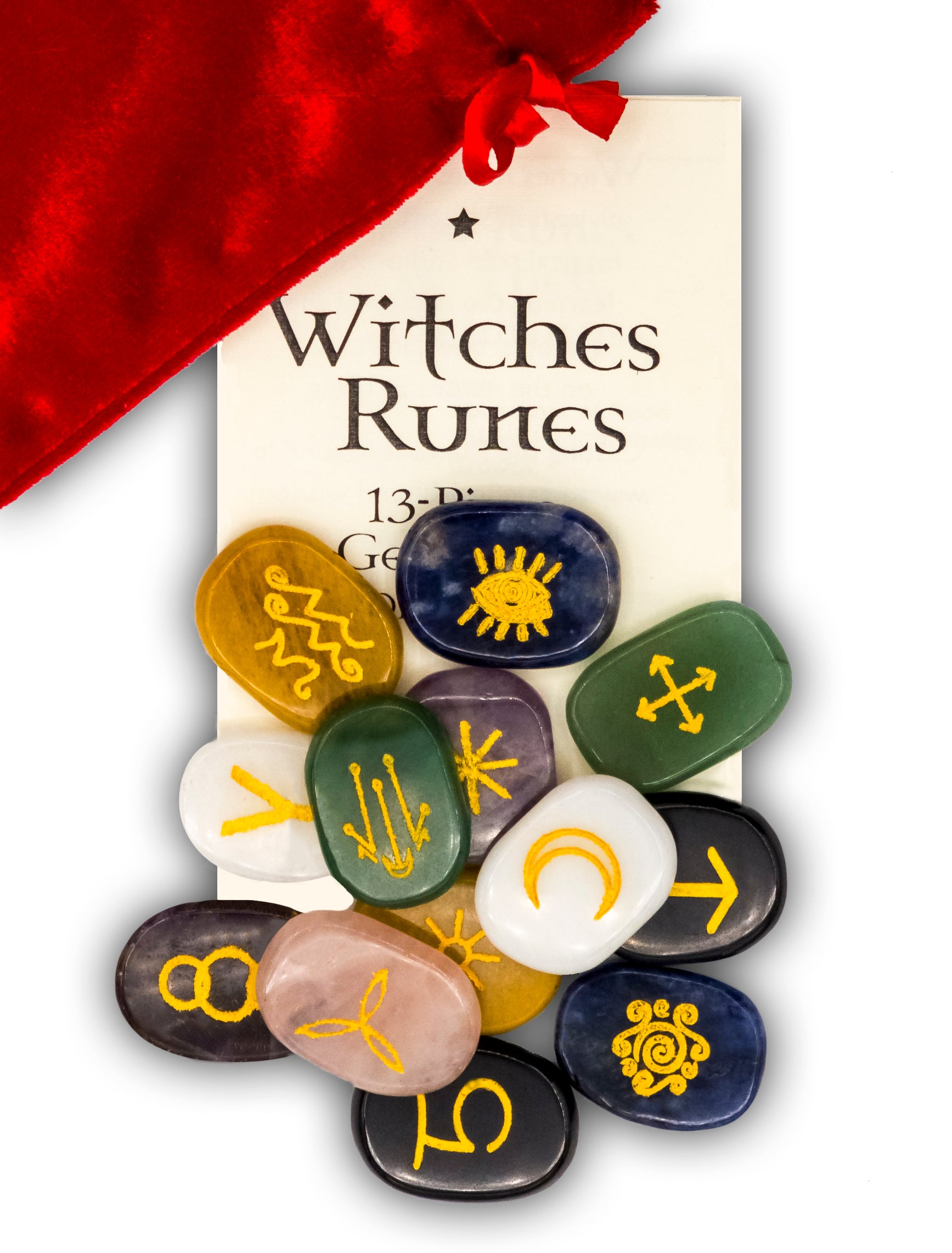 Witches Runes 13pc Set β Crystal Treasures Co
