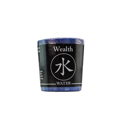 Wealth and Water Votive Candle