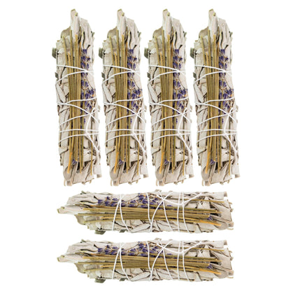 White Sage with Lavender Smudge Stick