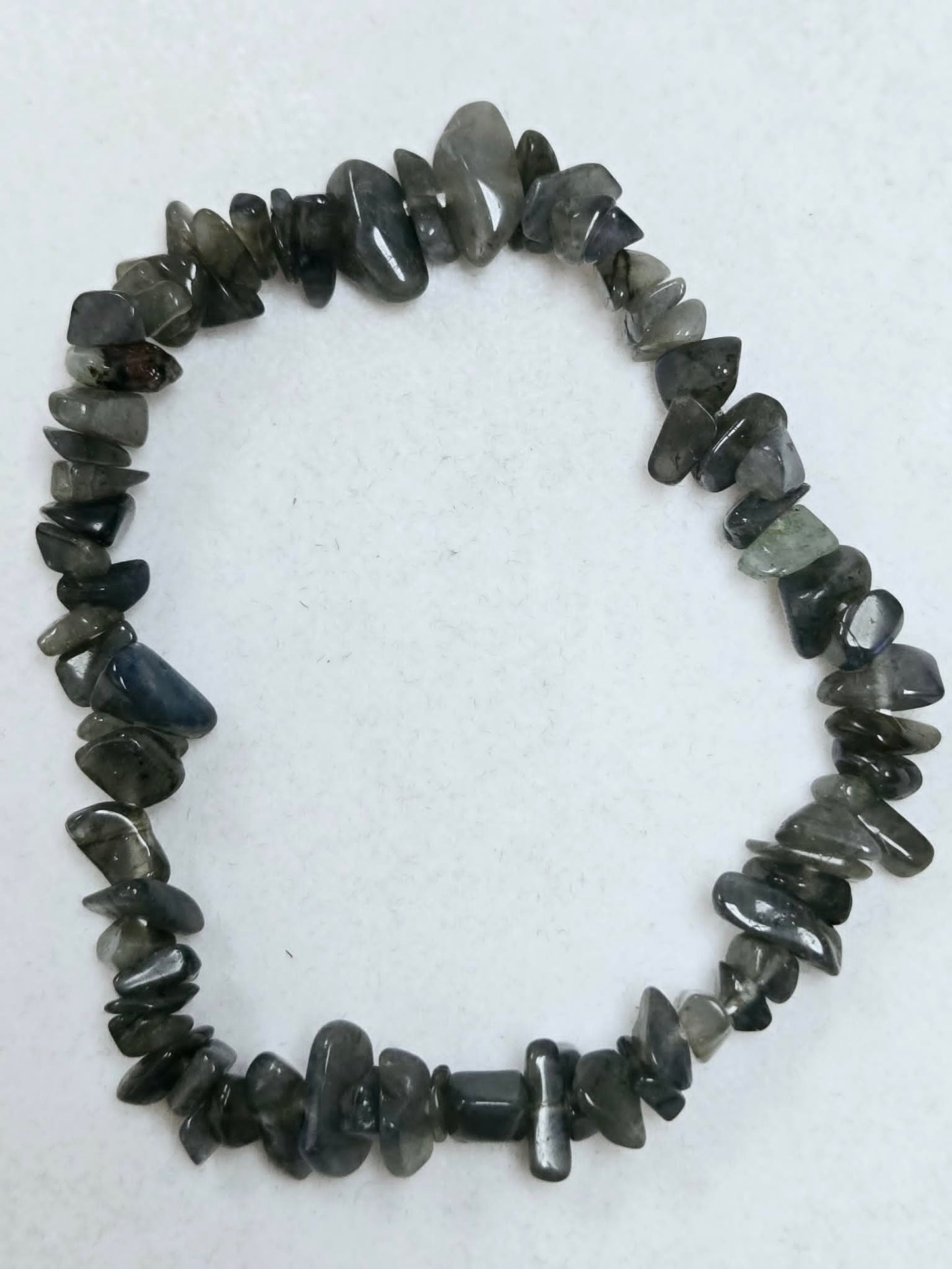 Smokey Quartz Natural Stone Stretch Bracelet