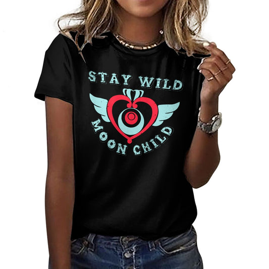 Stay Wild Moon Child 100% Cotton T-Shirt