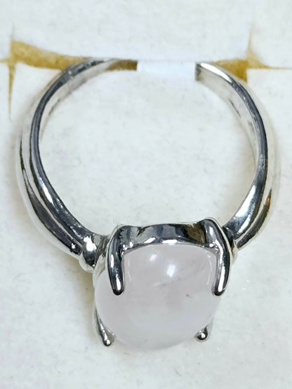 Milky Quartz Ring - Size 7