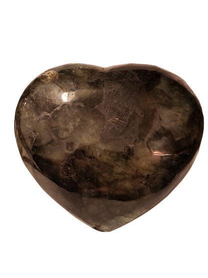 Labradorite Heart