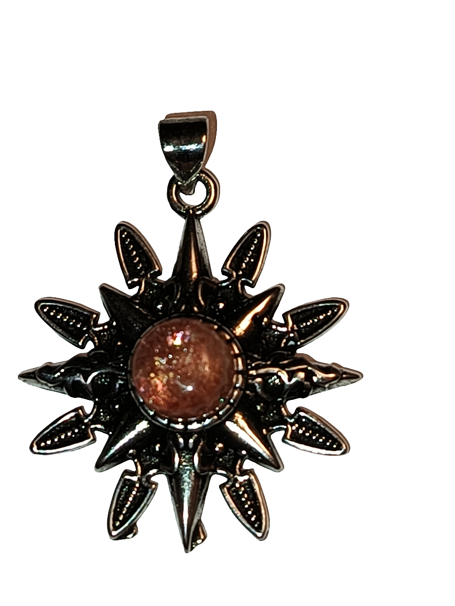 Sunstone Sun Pendant