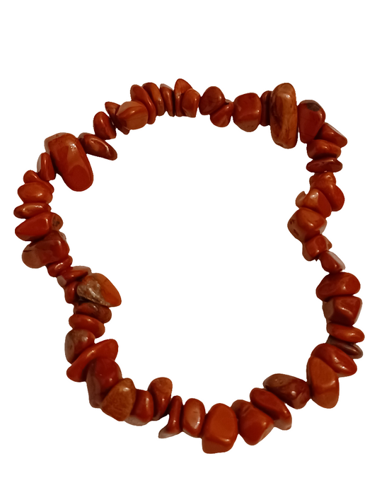 Red Jasper Natural Stone Stretch Bracelet