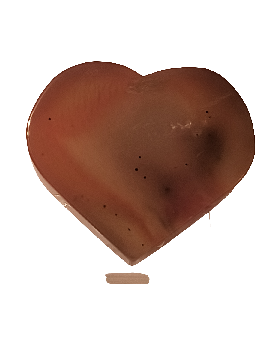 Carnelian Agate Heart