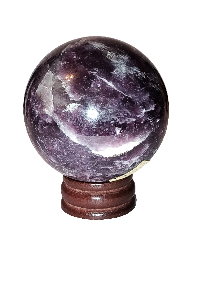 Lepidolite Sphere