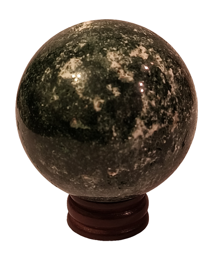 Green Moss Agate Sphere