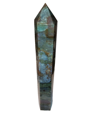 Green Moss Agate Point