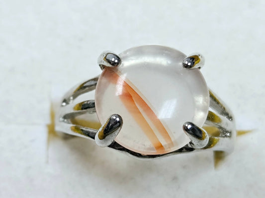 Carnelian Agate Ring - Size 8