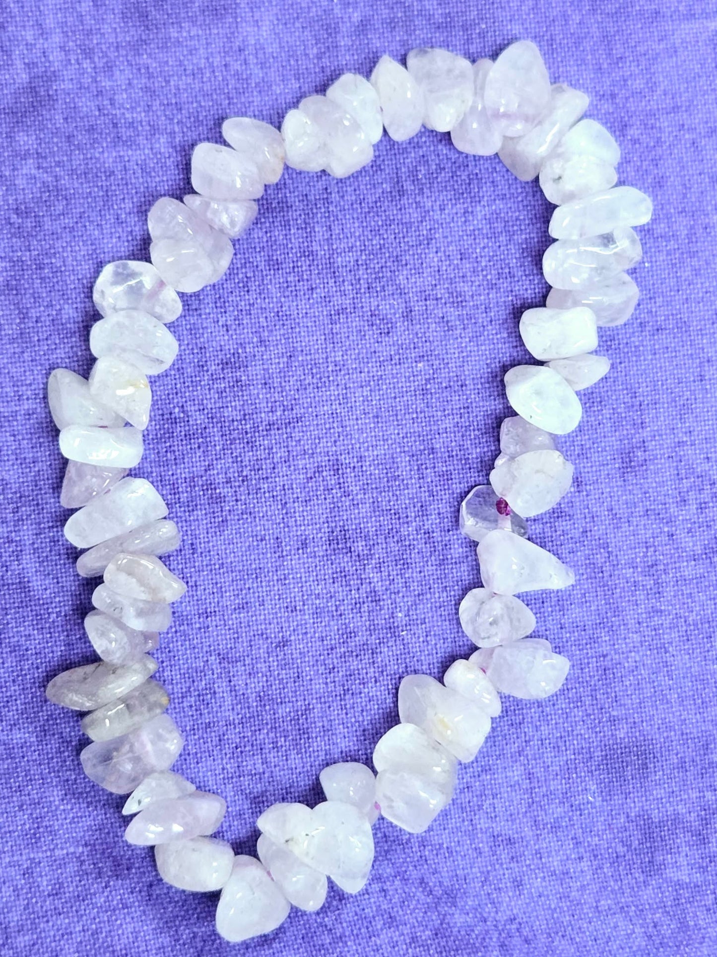 Rose Quartz Natural Stone Stretch Bracelet