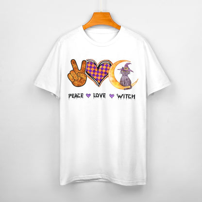 Peace Love Witch 100% Cotton T-Shirt