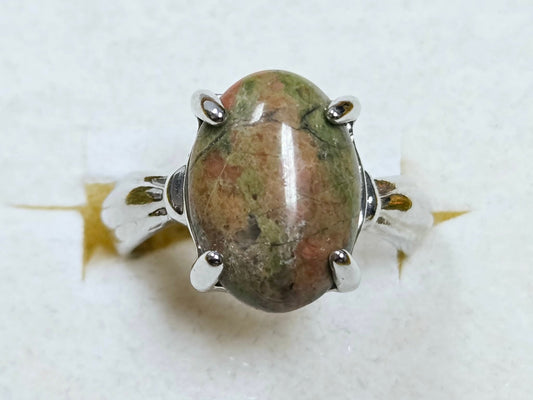 Unakite Ring - Size 6
