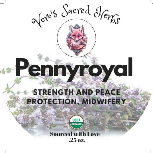 Herb Garden - Organic Pennyroyal Leaf .25oz