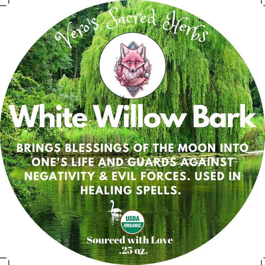 Herb Garden - Organic White Willow Bark .25oz