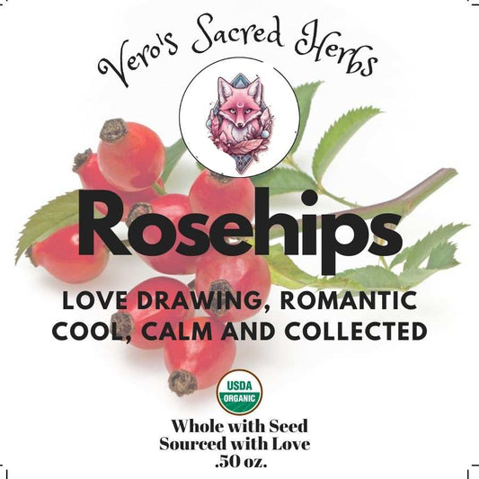 Herb Garden - Organic Whole Rosehips (with Seed)